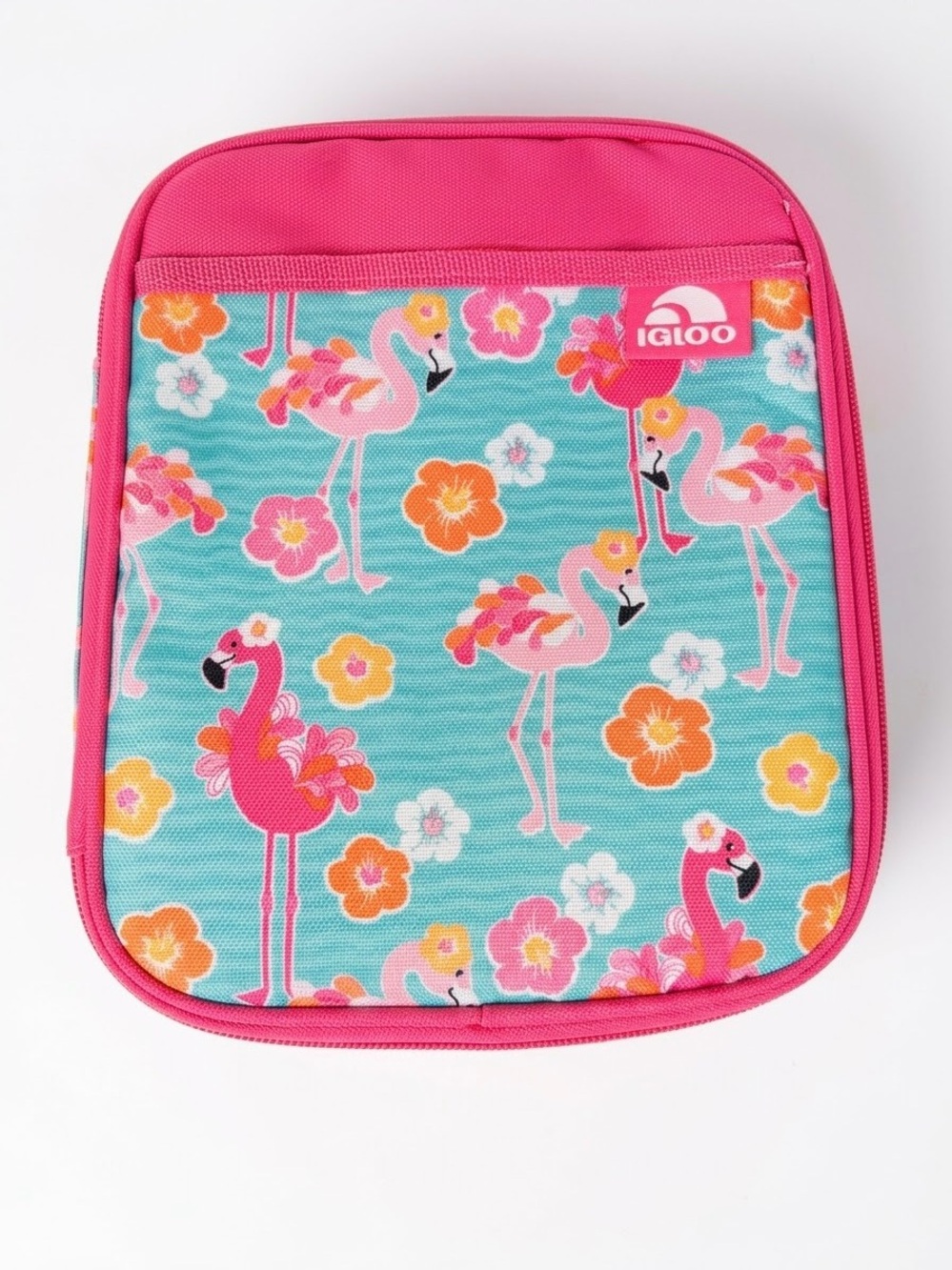 Igloo Insulated Lunch Bag 🦩 Pink Flamingo Floral Tote